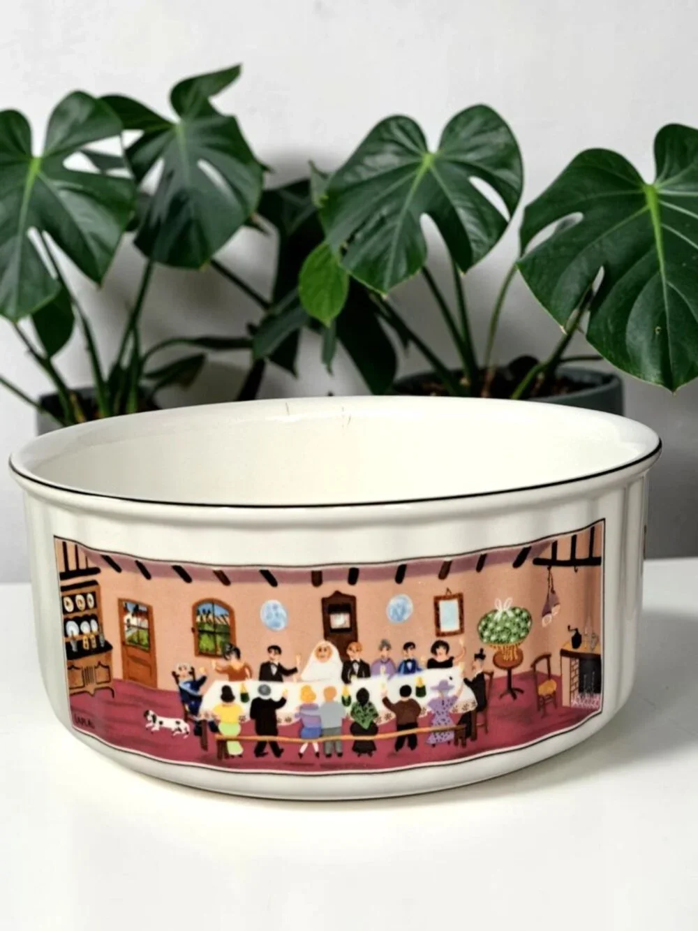 Villeroy and Boch NAIF WEDDING Soufflé/Baking Dish 8 7/8