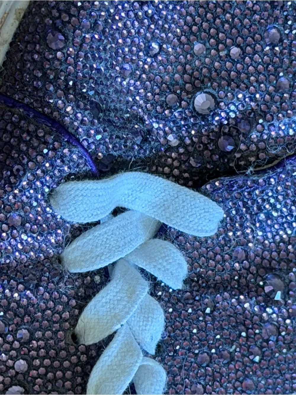 Betsey Johnson sparkling purple