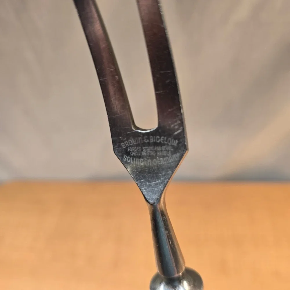 Stag Antler Handle Meat Carving Serving Fork 11