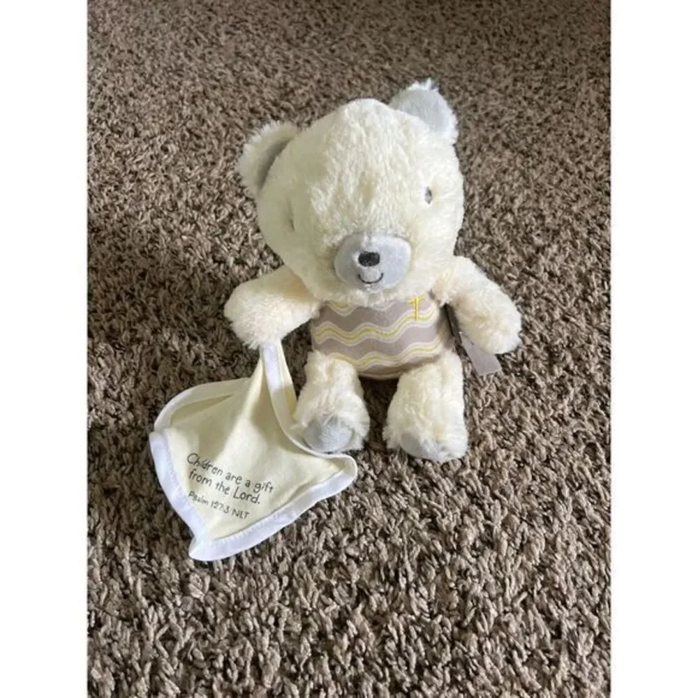 Hallmark Teddy Bear with religious‎ blanket