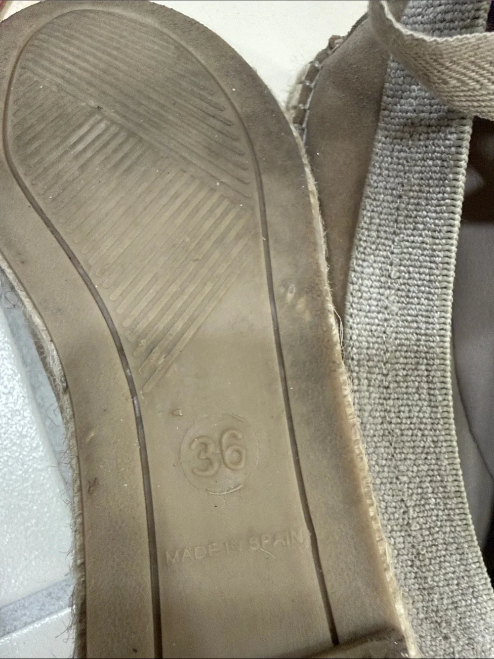 N/A suede espadrille