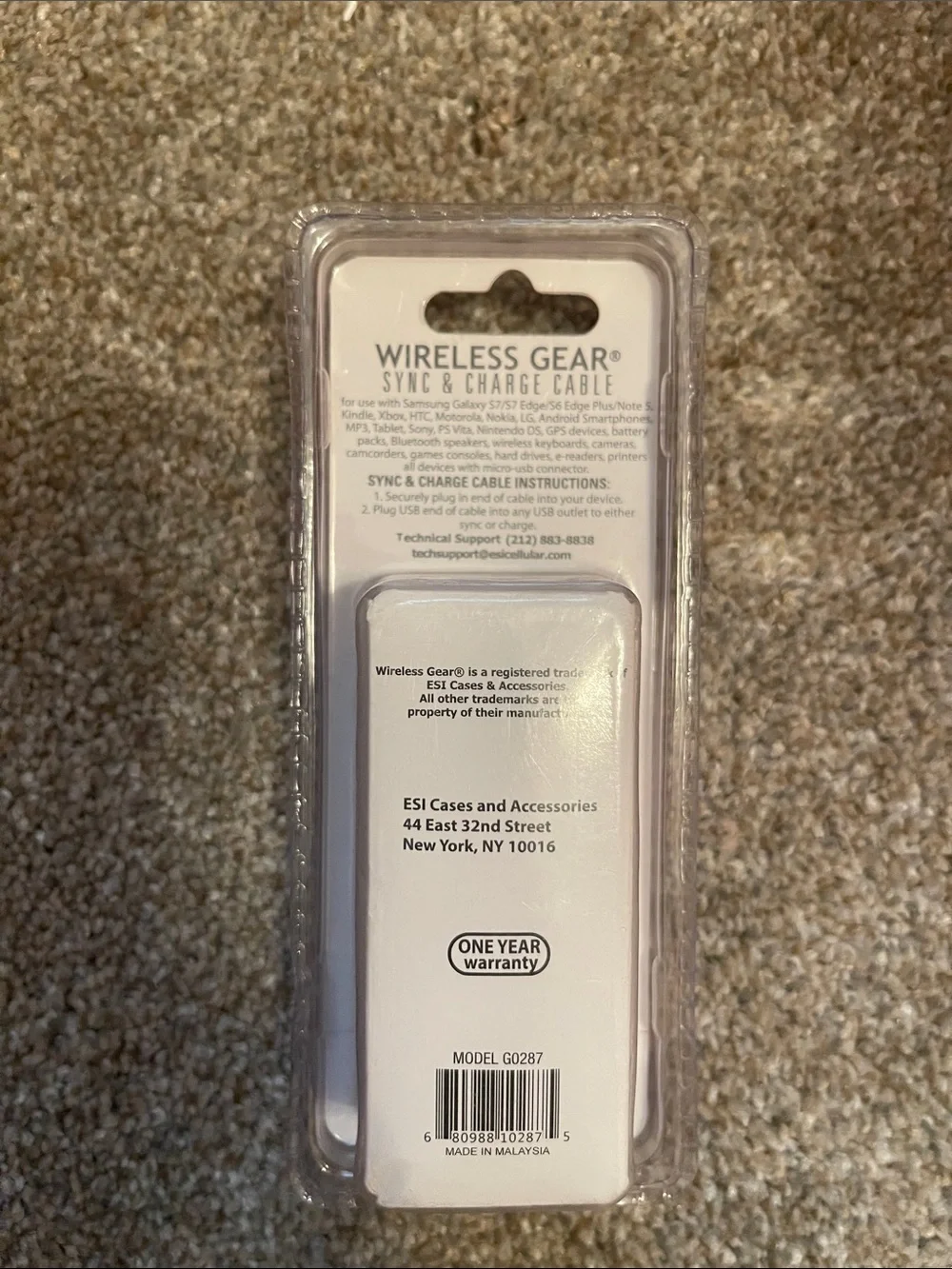 Wireless Gear black micro
