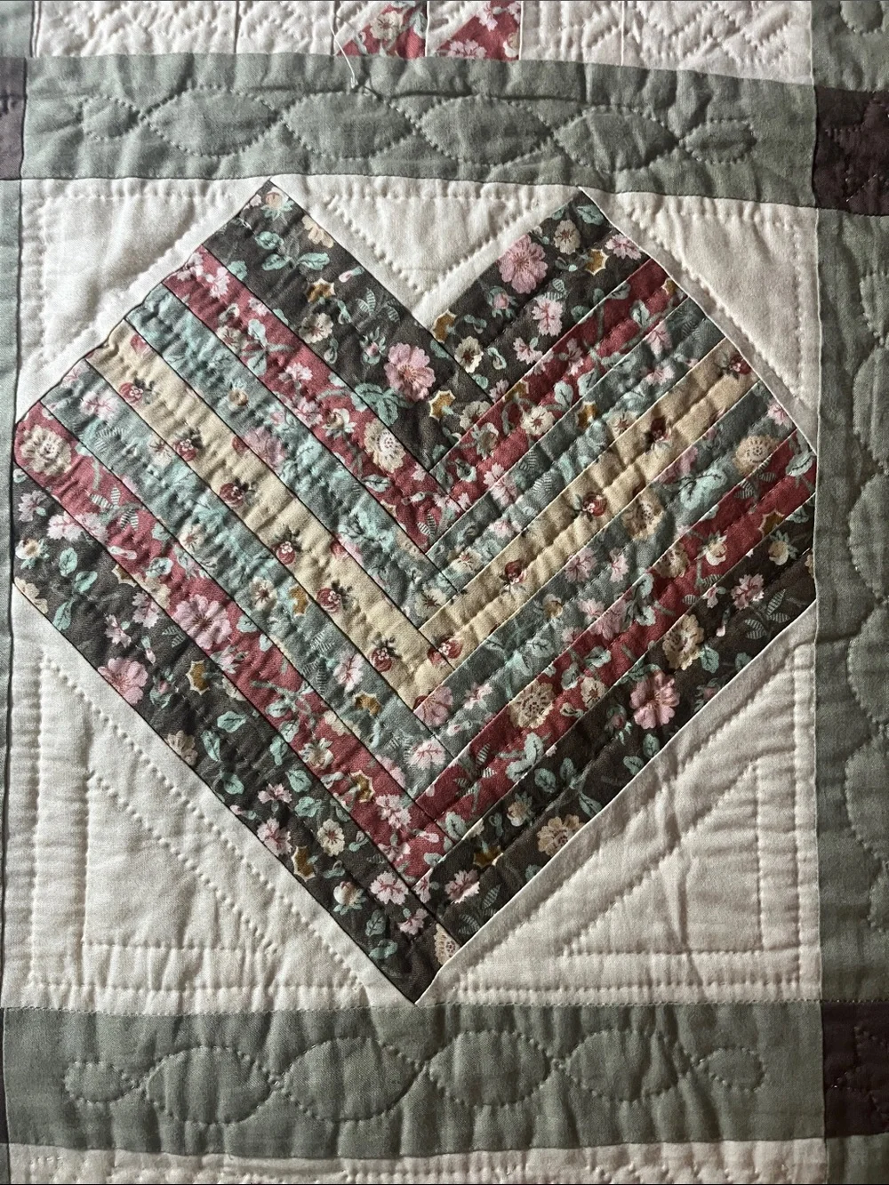 Handmade Delectable Mountains Quilt Guild approx 70