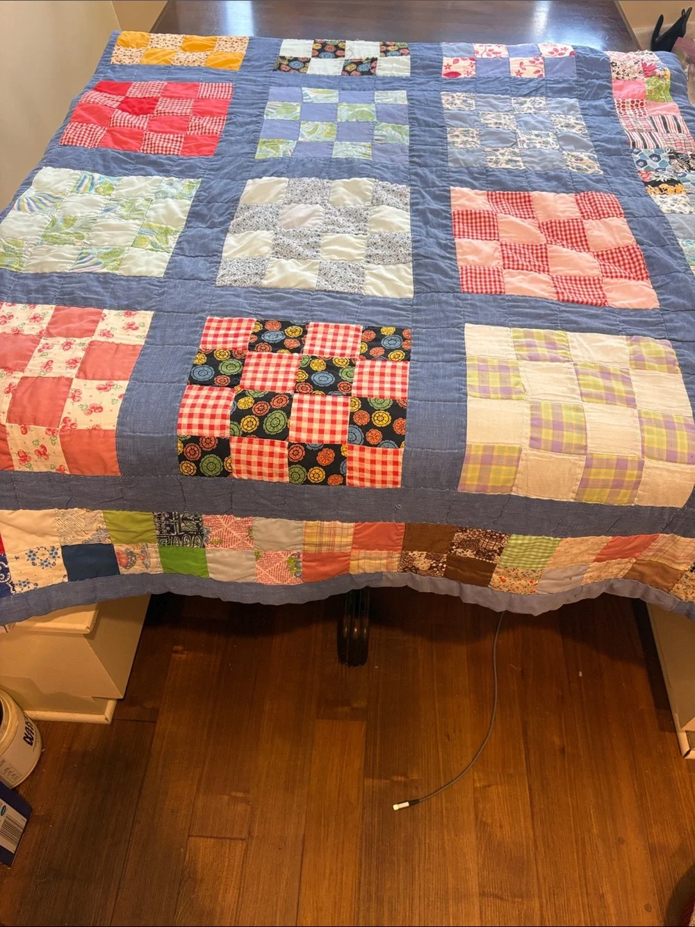 Handmade patchwork quilt