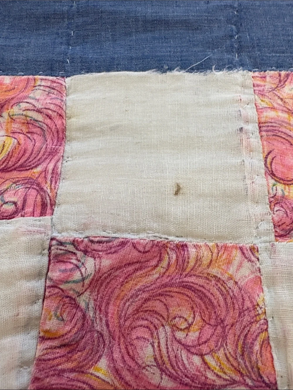 Handmade patchwork quilt
