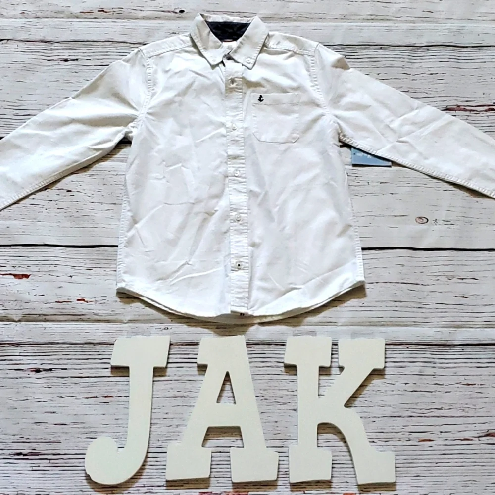 🆕️ GYMBOREE BOYS WHITE SHIRT 🧑