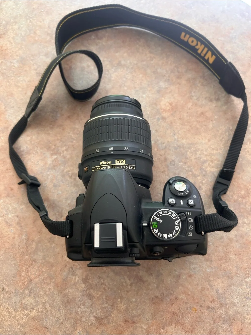 Nikon dslr attached