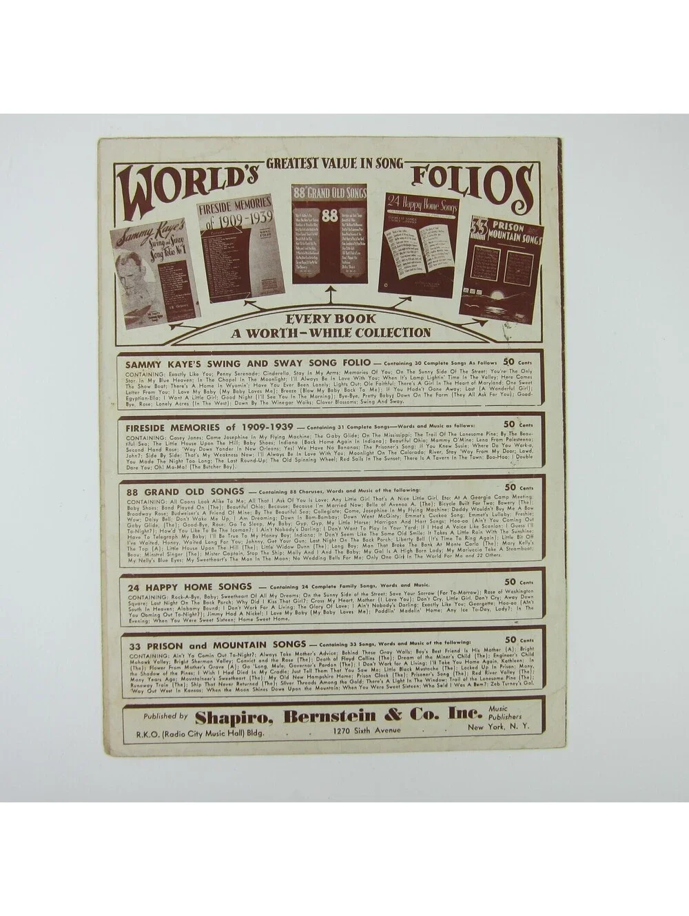 N/A sheet music