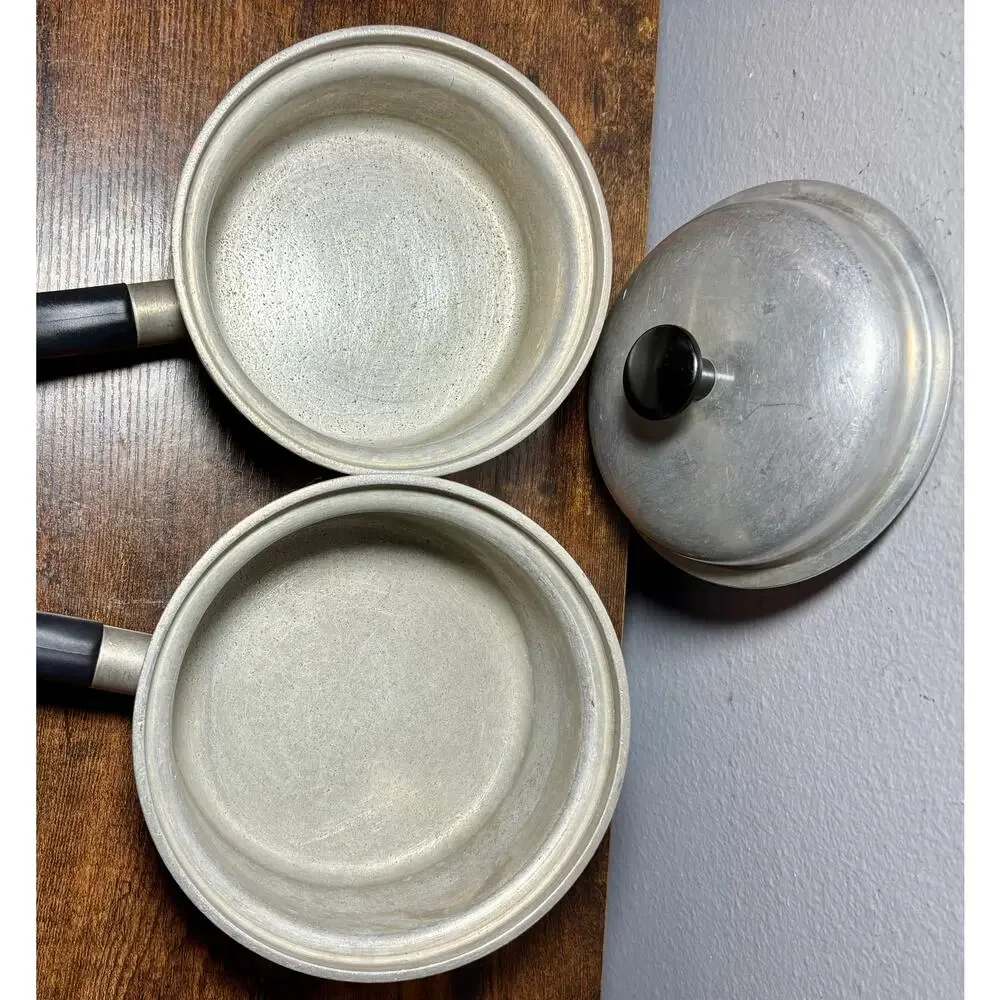 Vintage Vita Craft Aluminum Sauce Pan Set #201N & #200N Made In USA Mid-century