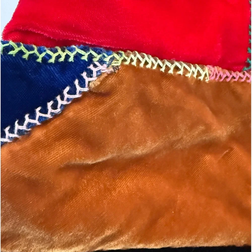 Handmade vintage velvet
