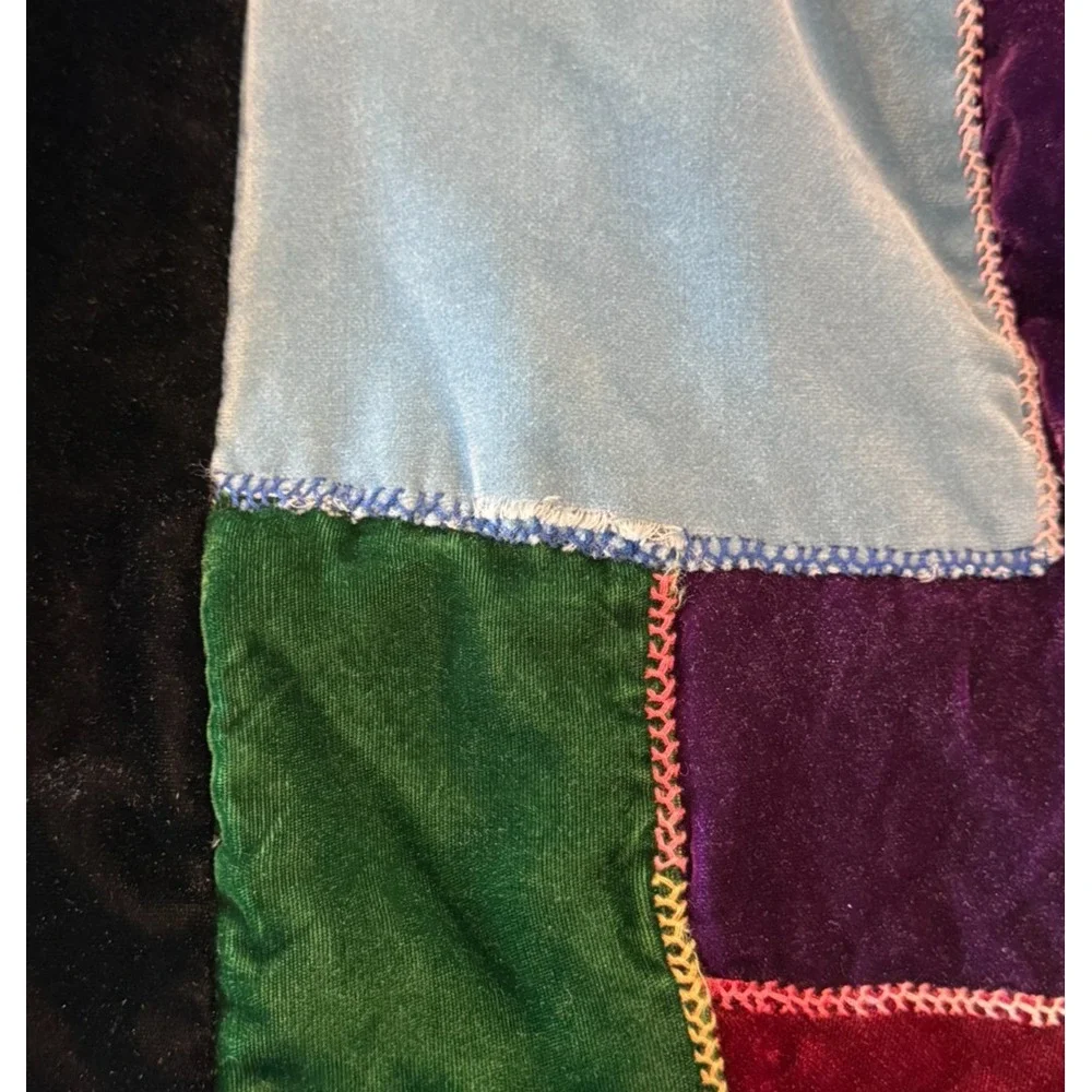 Handmade vintage velvet