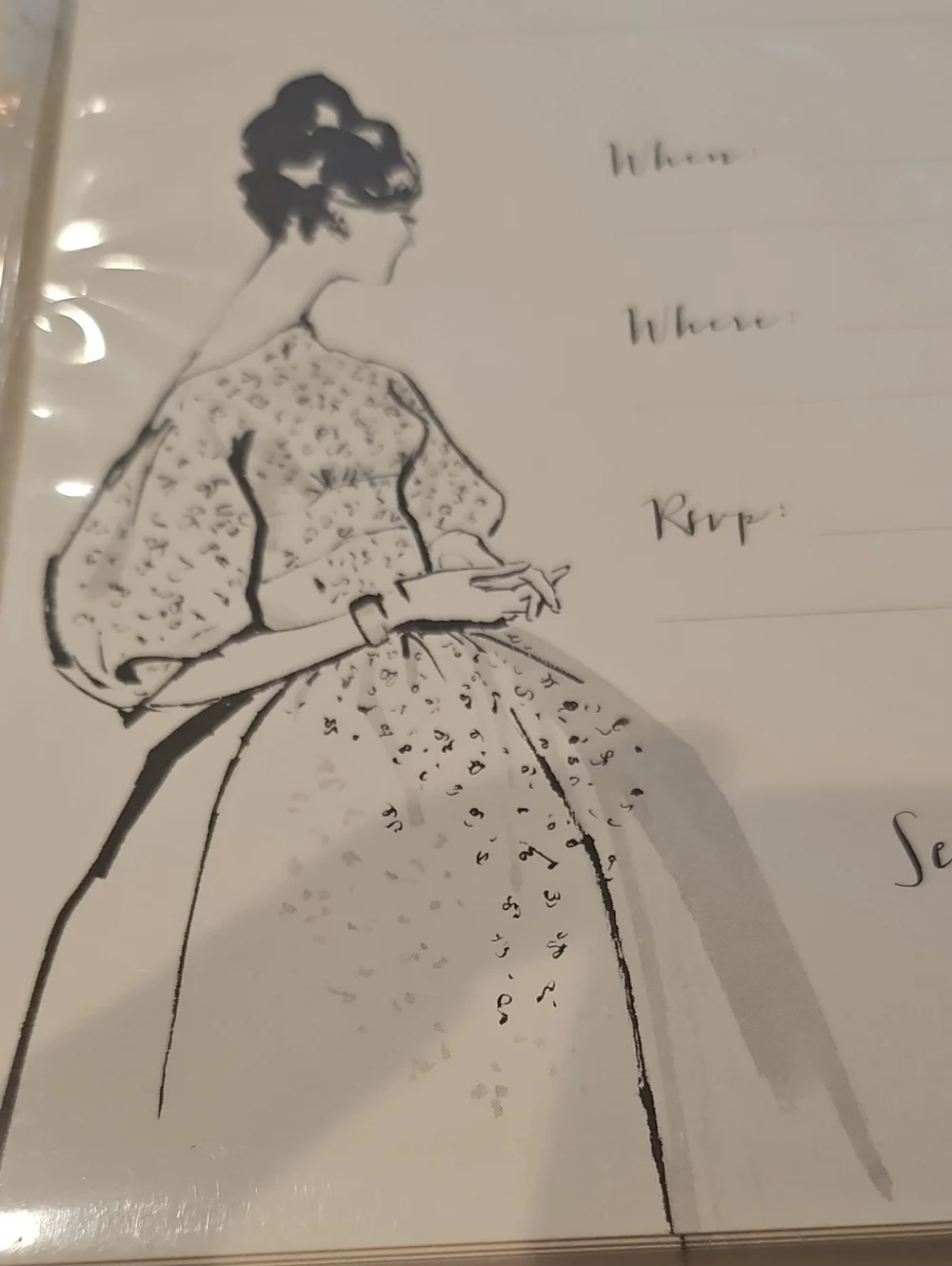 Elegant Bridal Shower Invitation Cards - (2) Pks Of 10 New