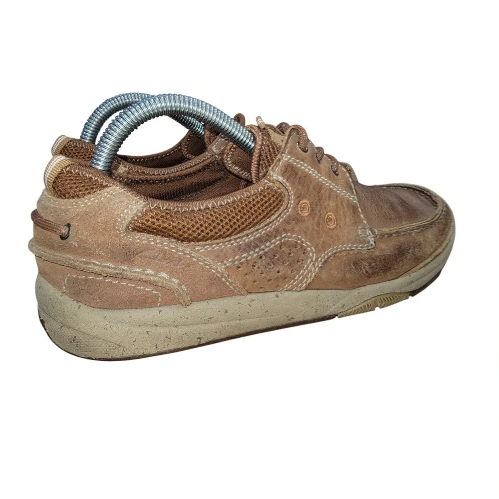 Clarks 1825 Armada Men's Brown Leather Casual Boat Shoes Size 8‎ M