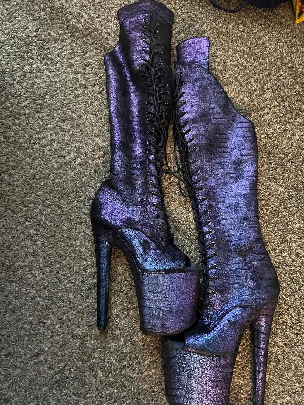 Hella Heels midnight mermaid