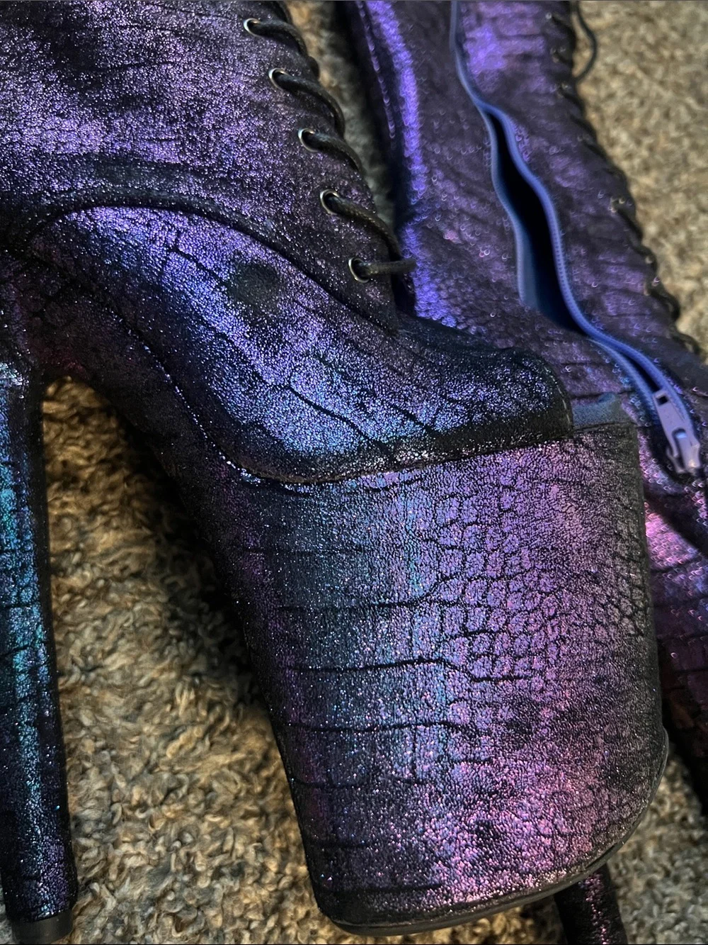 Hella Heels midnight mermaid