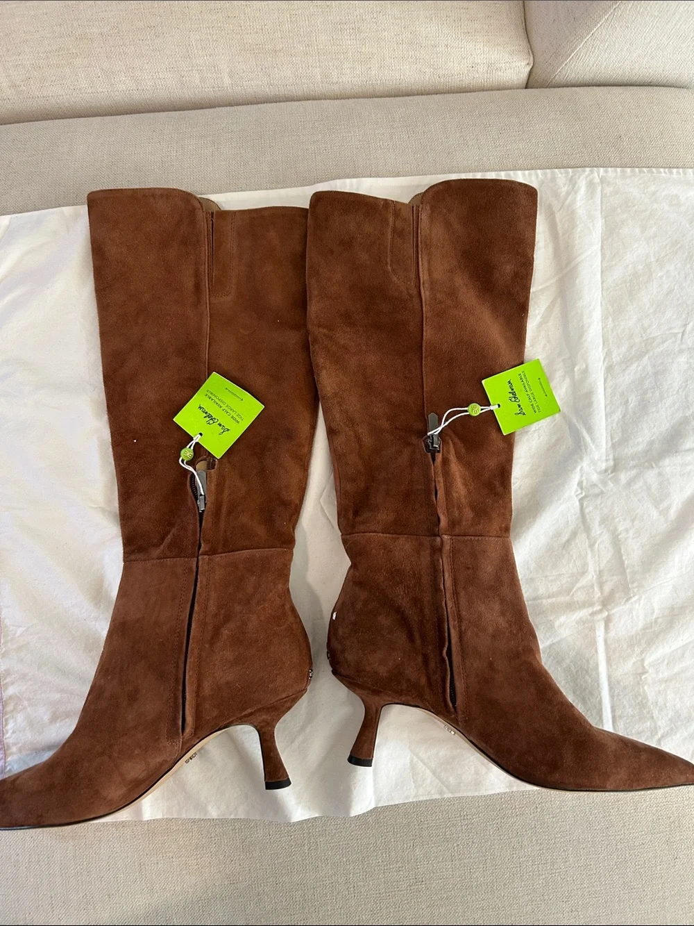 SAM EDELMAN Taylin Knee High Boots - Dark Terra Toffee, Size 10, New with tag
