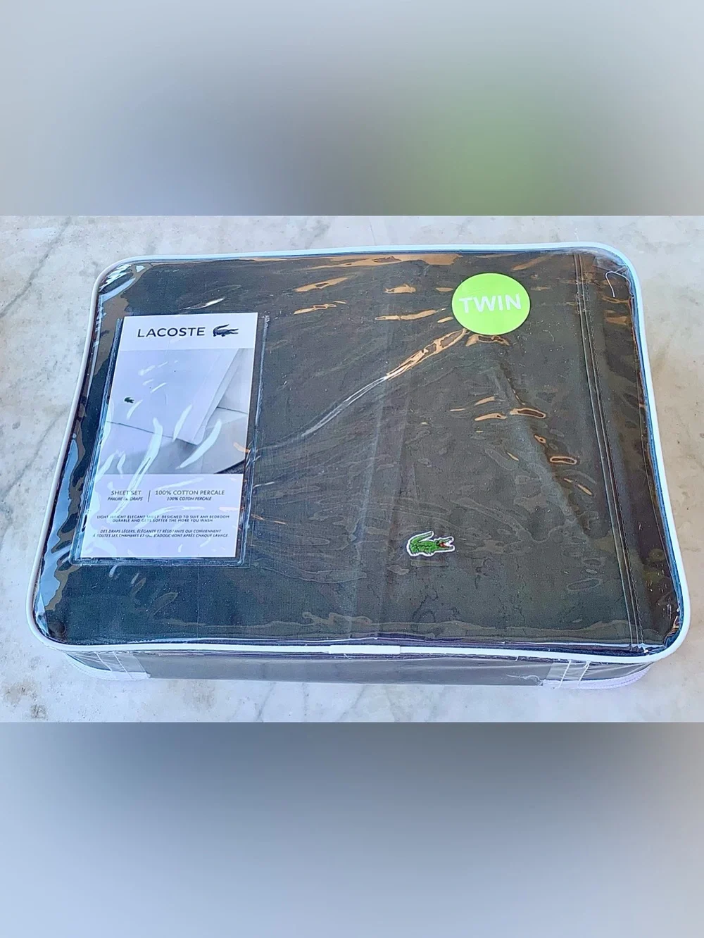 Lacoste bed sheet