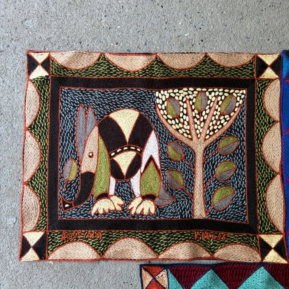 Kaross hand embroidered