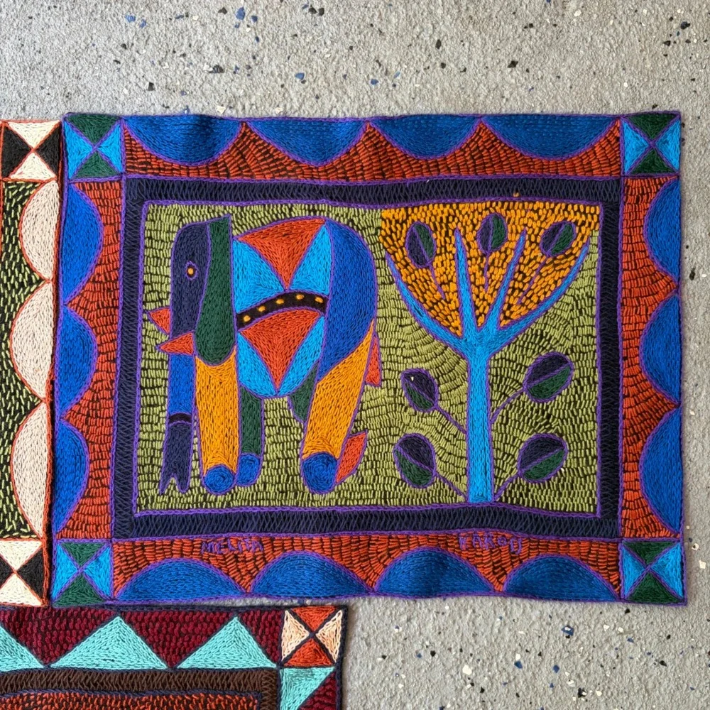 Kaross hand embroidered