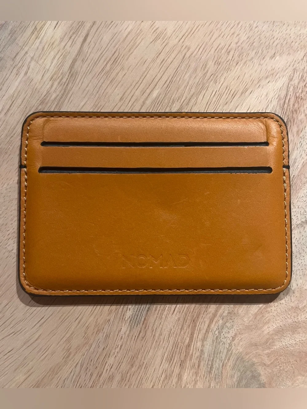 Nomad Horween Leather Card Wallet Brown