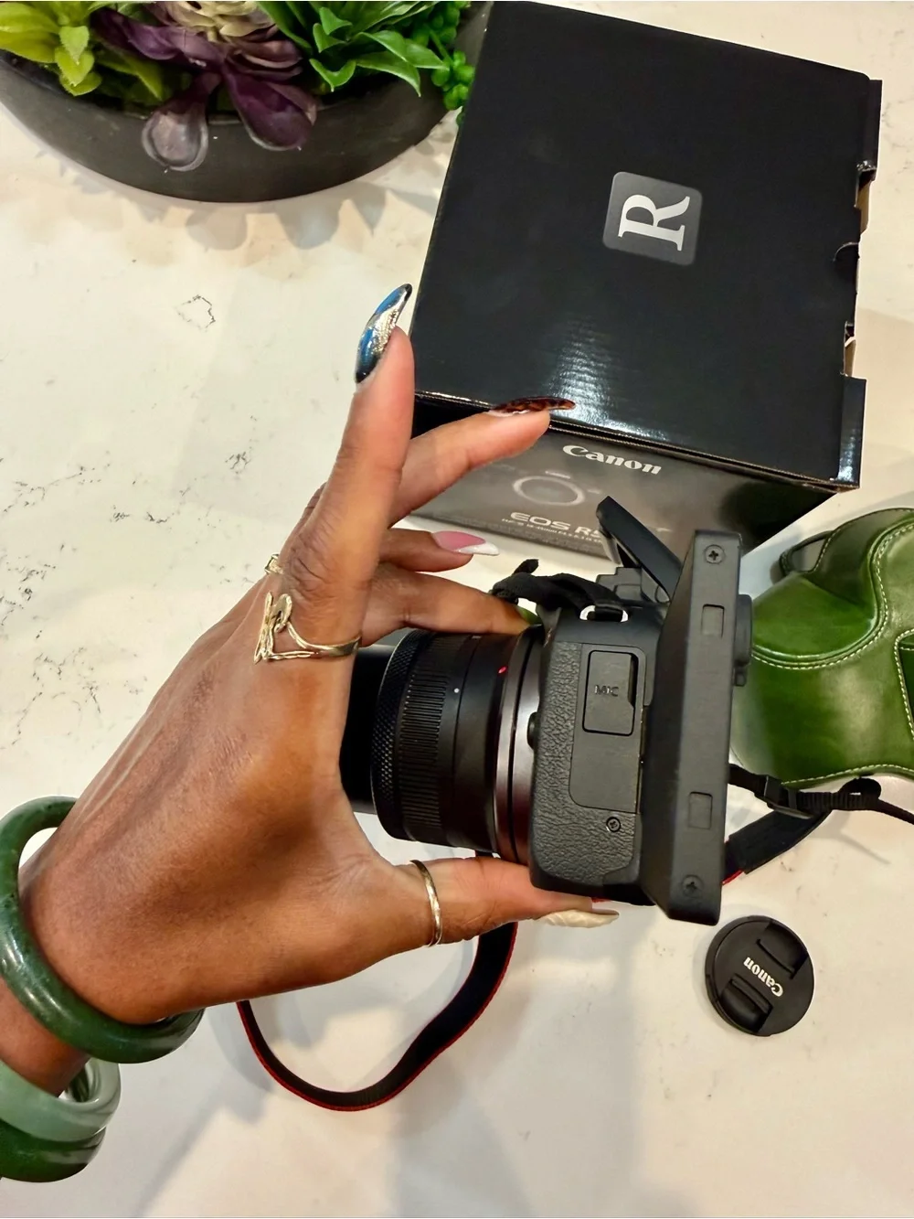 Canon lens leather eos