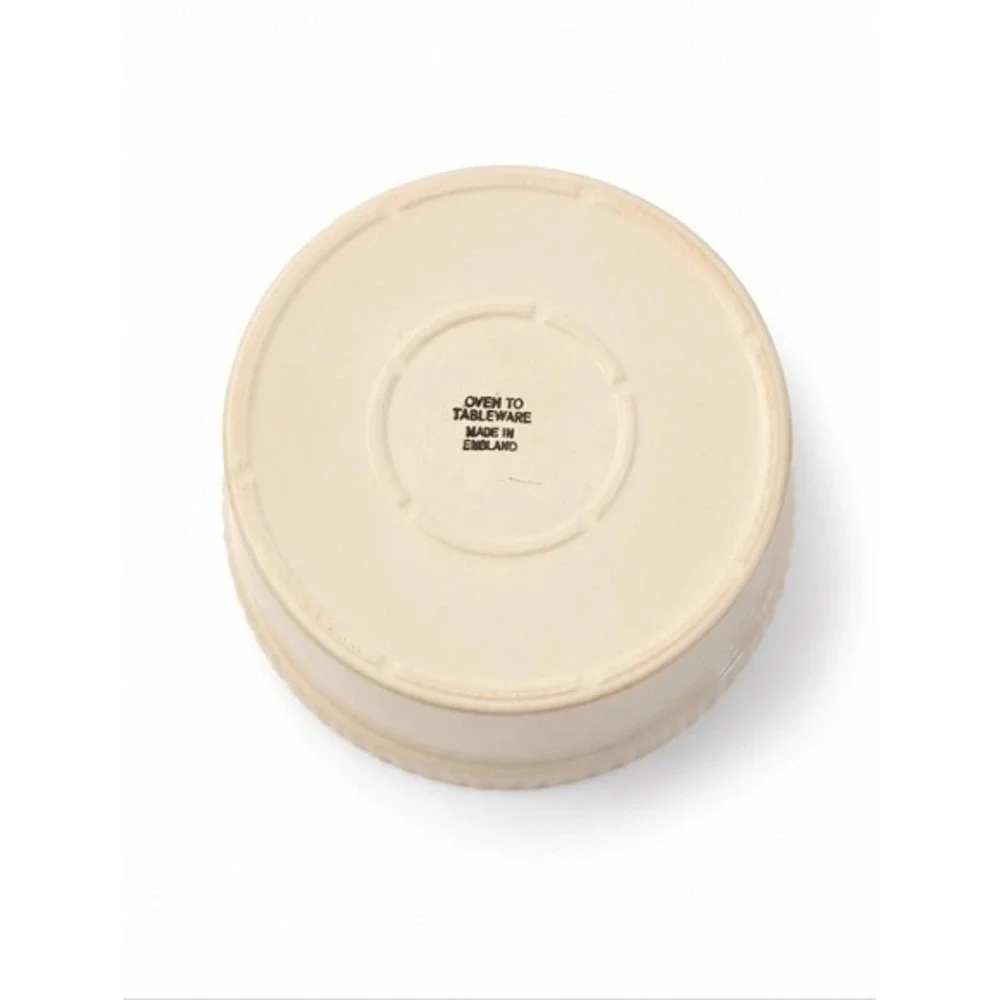 Oven‎ to Tableware England Cream Stoneware Souffle Casserole Dish