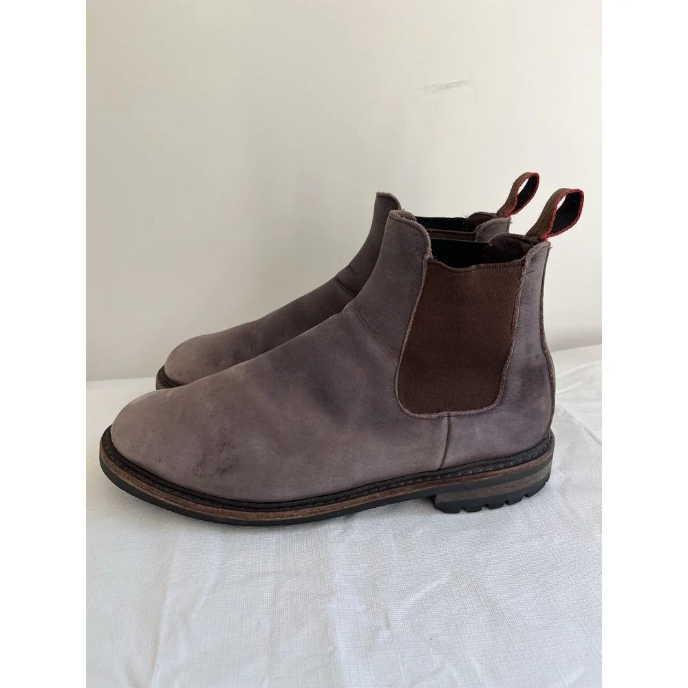 ALLEN EDMONDS Mens‎ Surrey Chelsea 8.5 3E Weatherproof Ankle Boots Brown Comfort