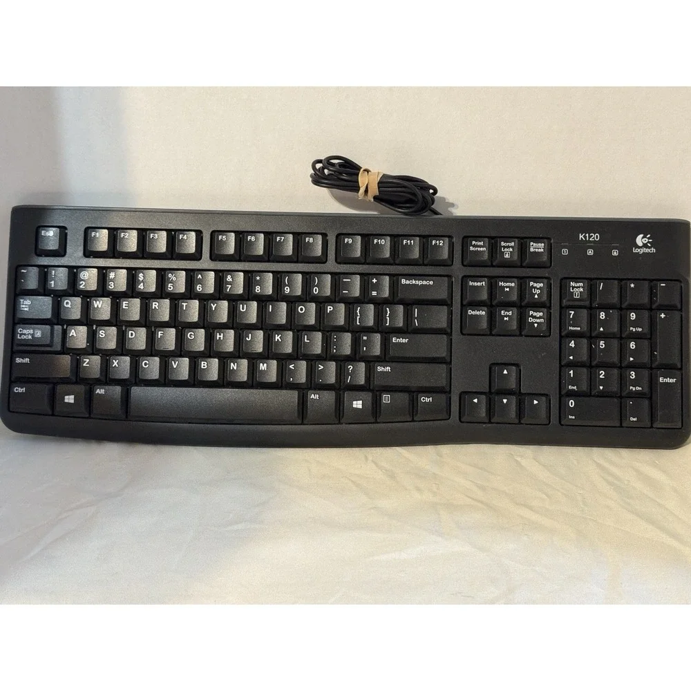 Logitech K120 USB Keyboard‎ for PC - Black