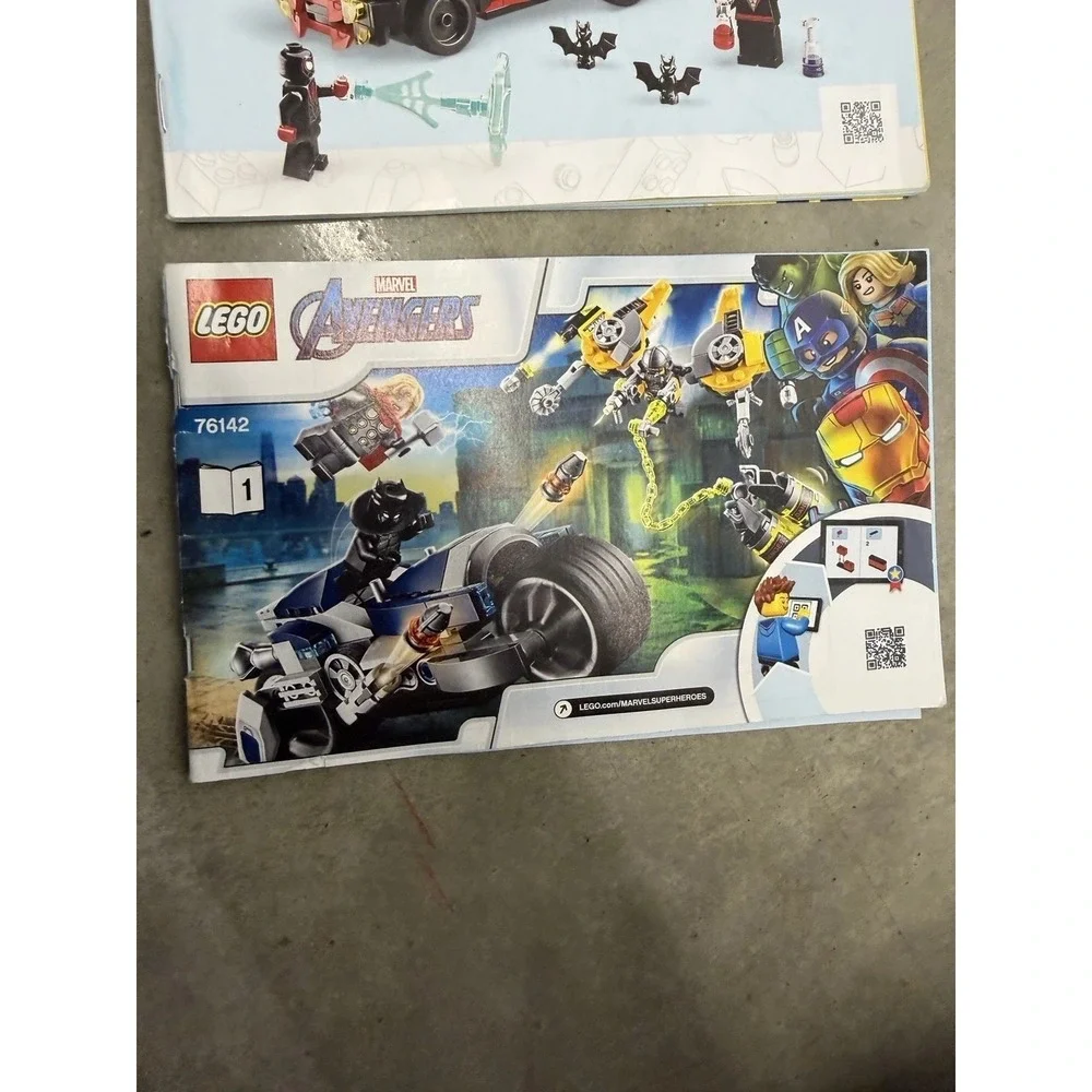 LEGO Marvel Instruction Manual Lot 76261 76190 76162 Avengers‎ Spider-Man