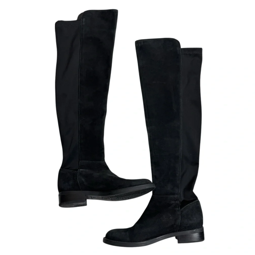 Blondo Sierra Suede Leather‎ Black Over the Knee Waterproof Women's Boots Size 6
