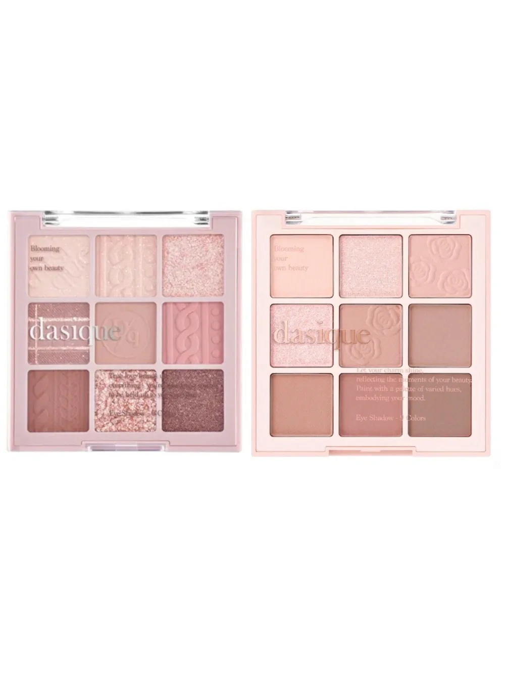 DASIQUE Eyeshadow Palette - #16 violet knit & #27 rose milk tea