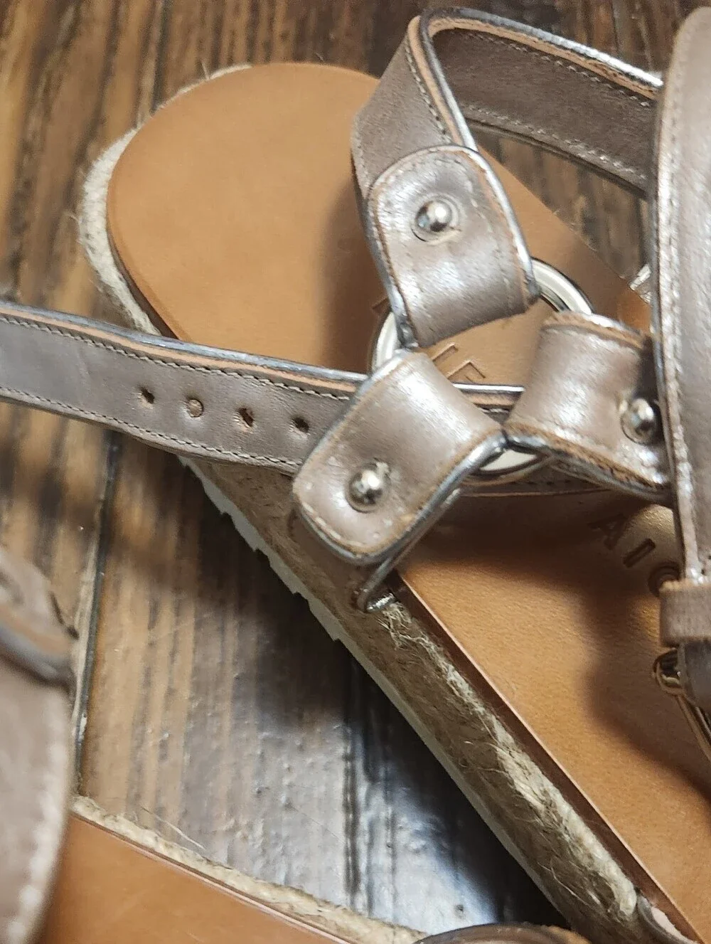 Etienne Aigner buckle espadrille