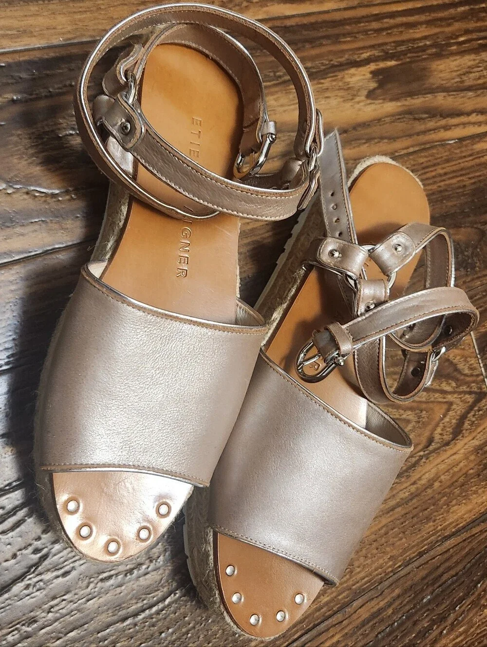 Etienne Aigner buckle espadrille