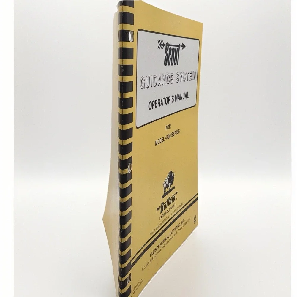 Buffalo, Fleischer Manufacturing 4700, Scout Guidance System Operators Manual‎