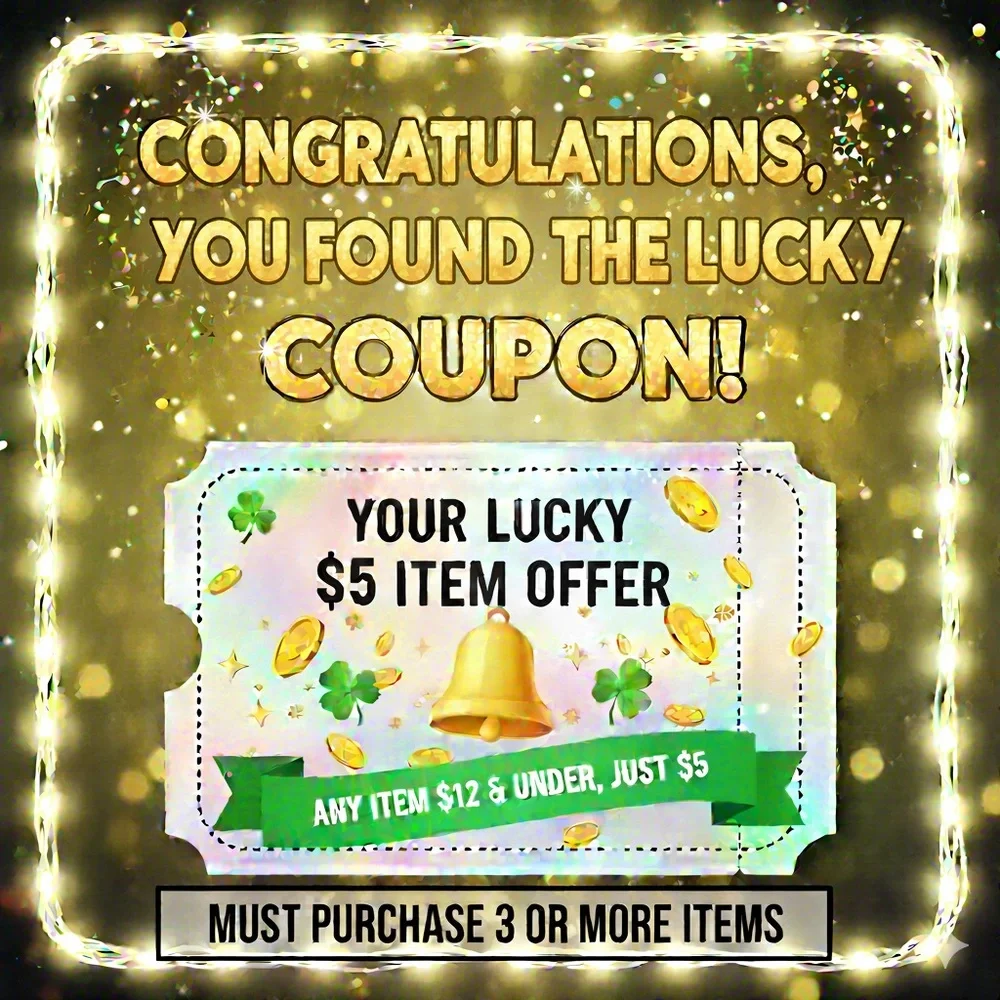 $5 Bundle Item cheap stuff sale lucky day 50% off‎ deals and steals