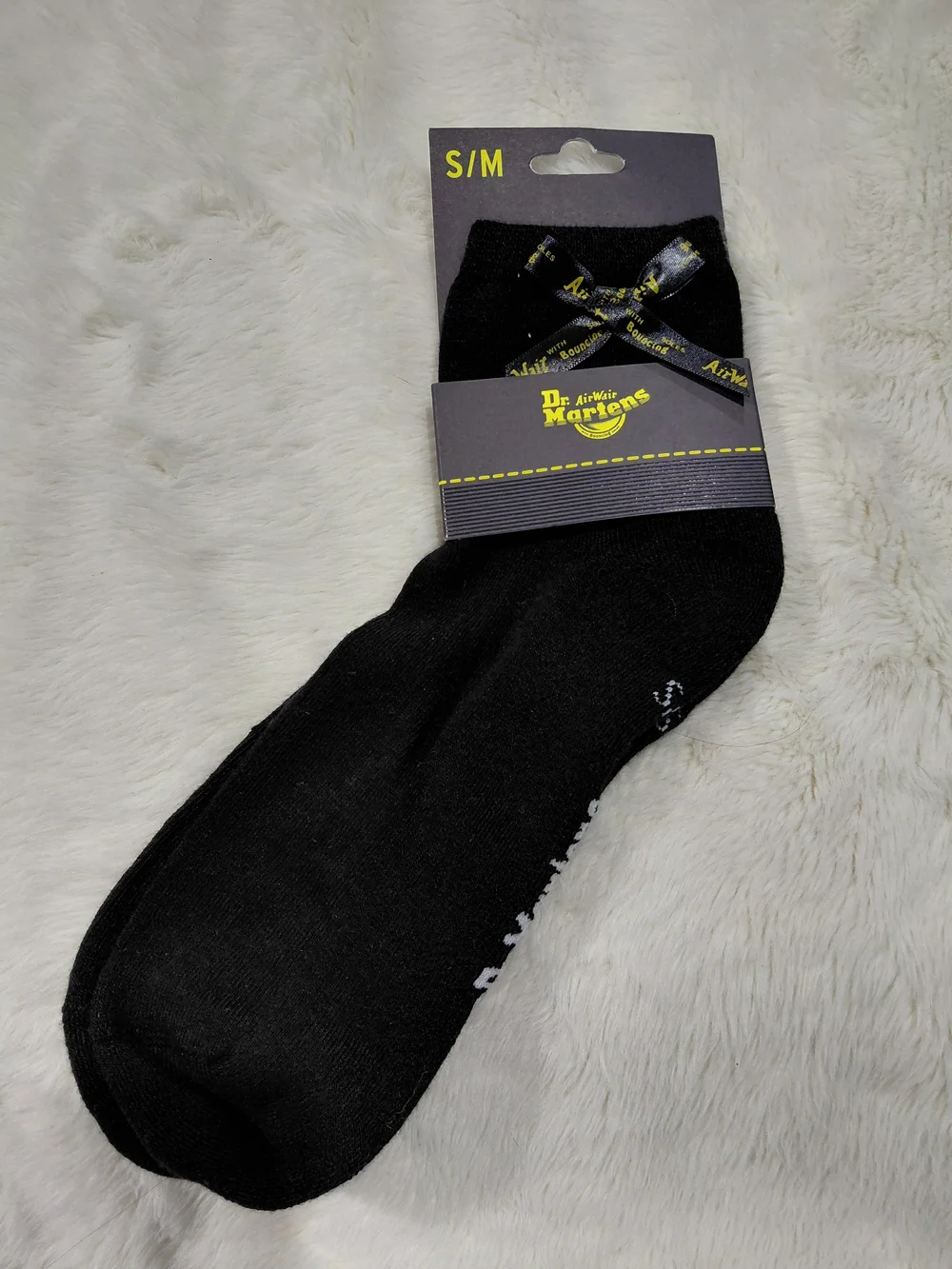 NWT Dr. Martens S/M Black Ankle Socks