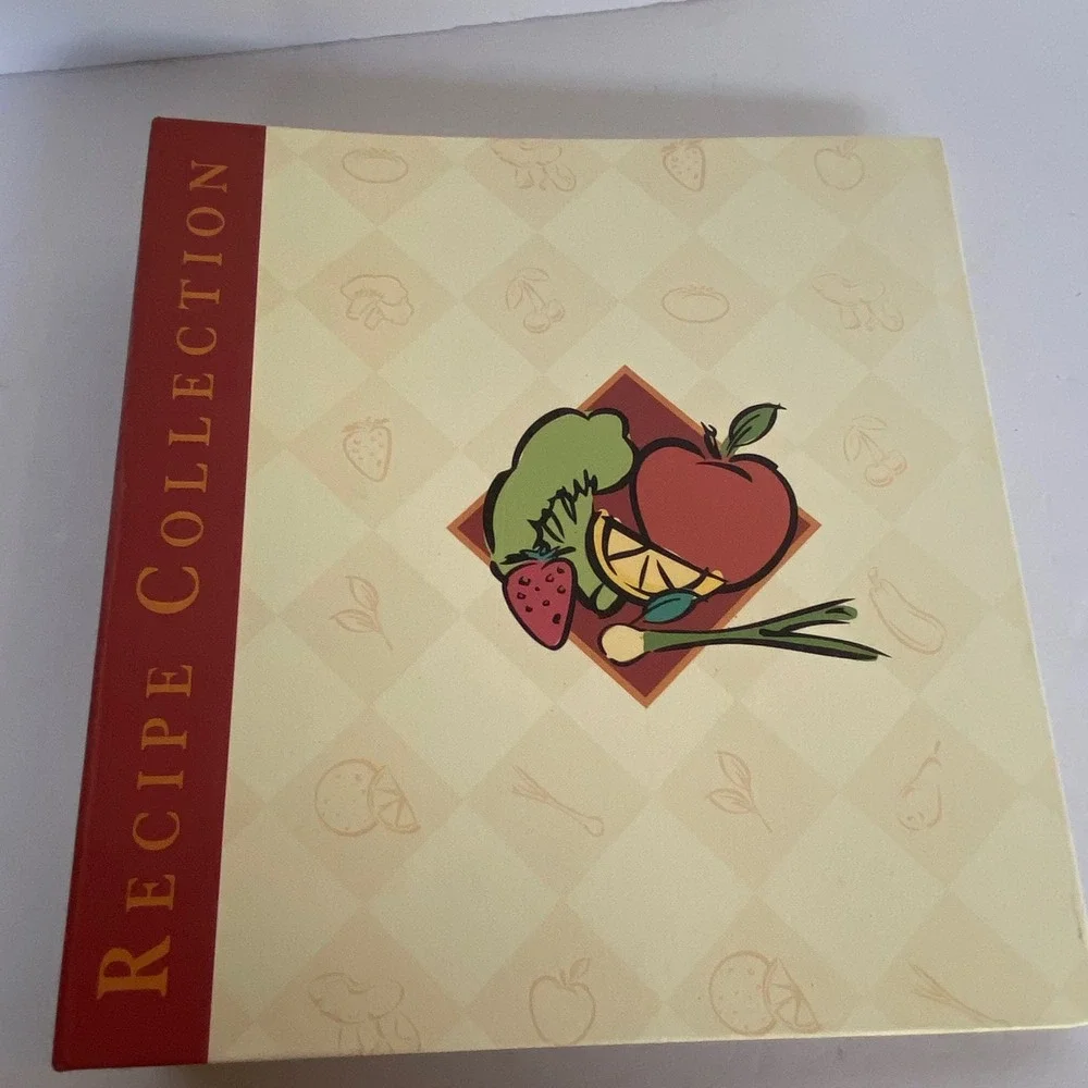 Pampered‎ Chef Recipe Collection Binder 3-Ring Organizer Recipe Cards