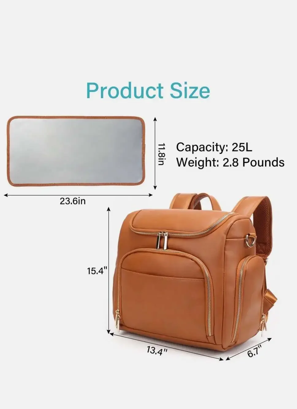 Beaulyn brown faux