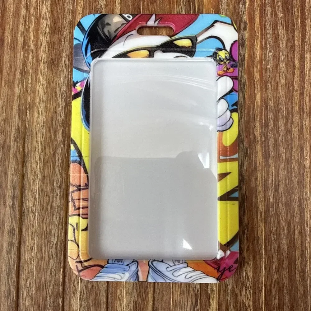 Unbranded plastic badge