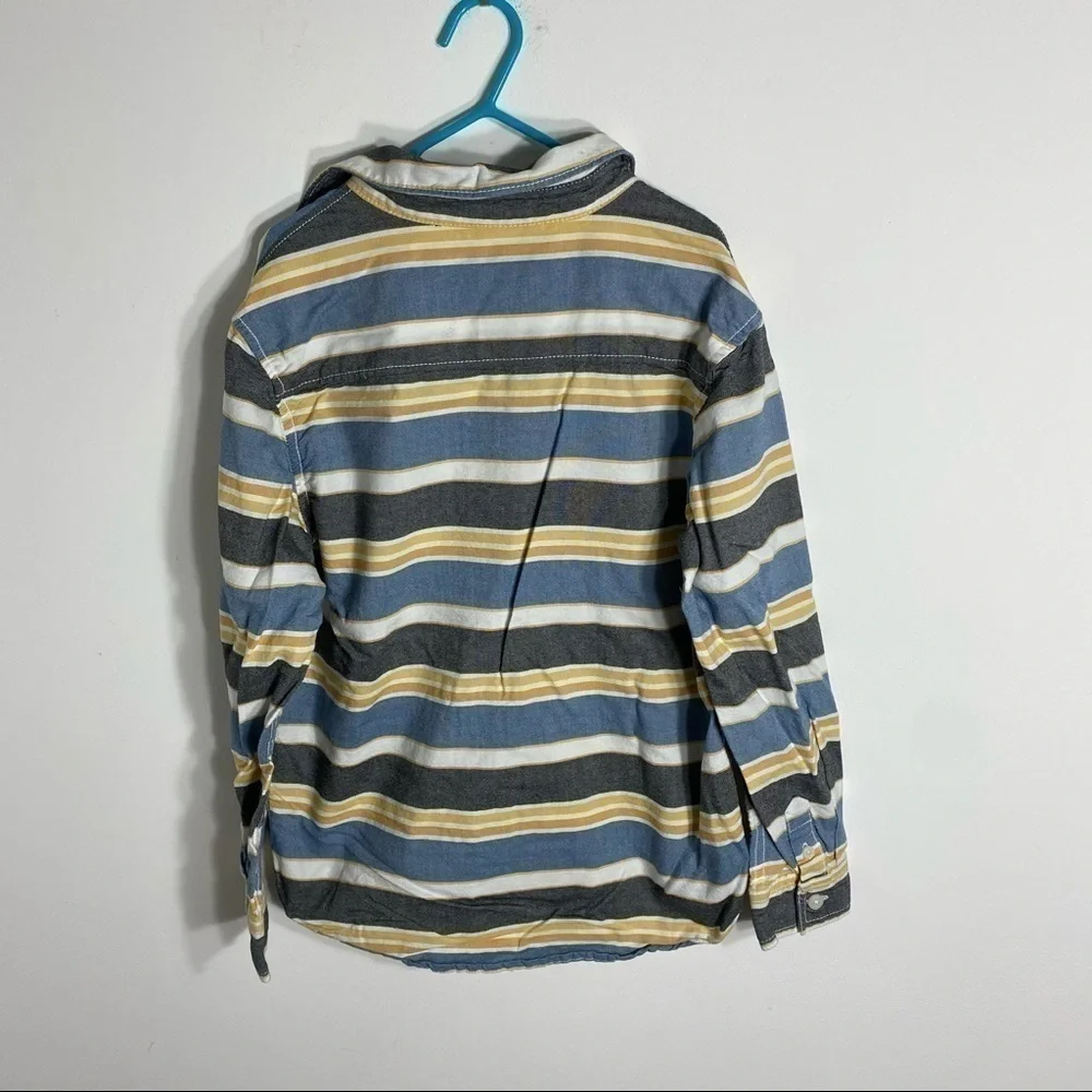 Gymboree striped button