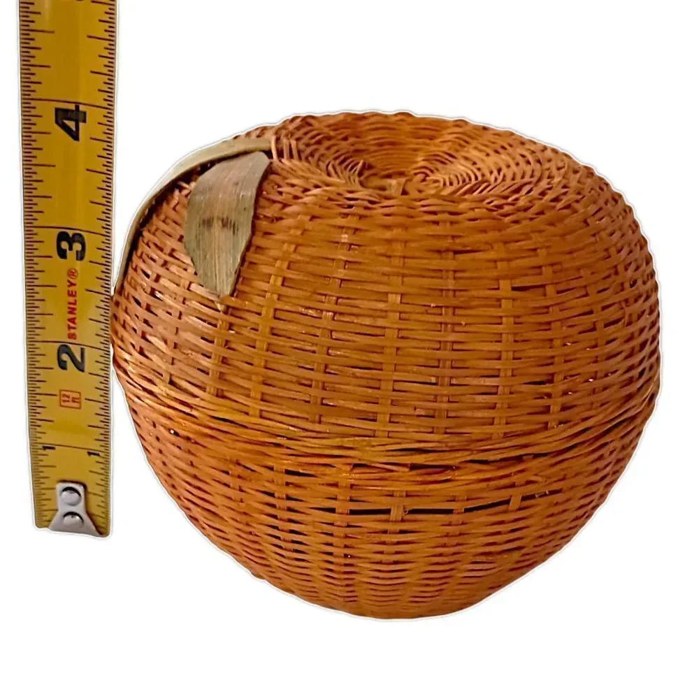 Vintage wicker apple