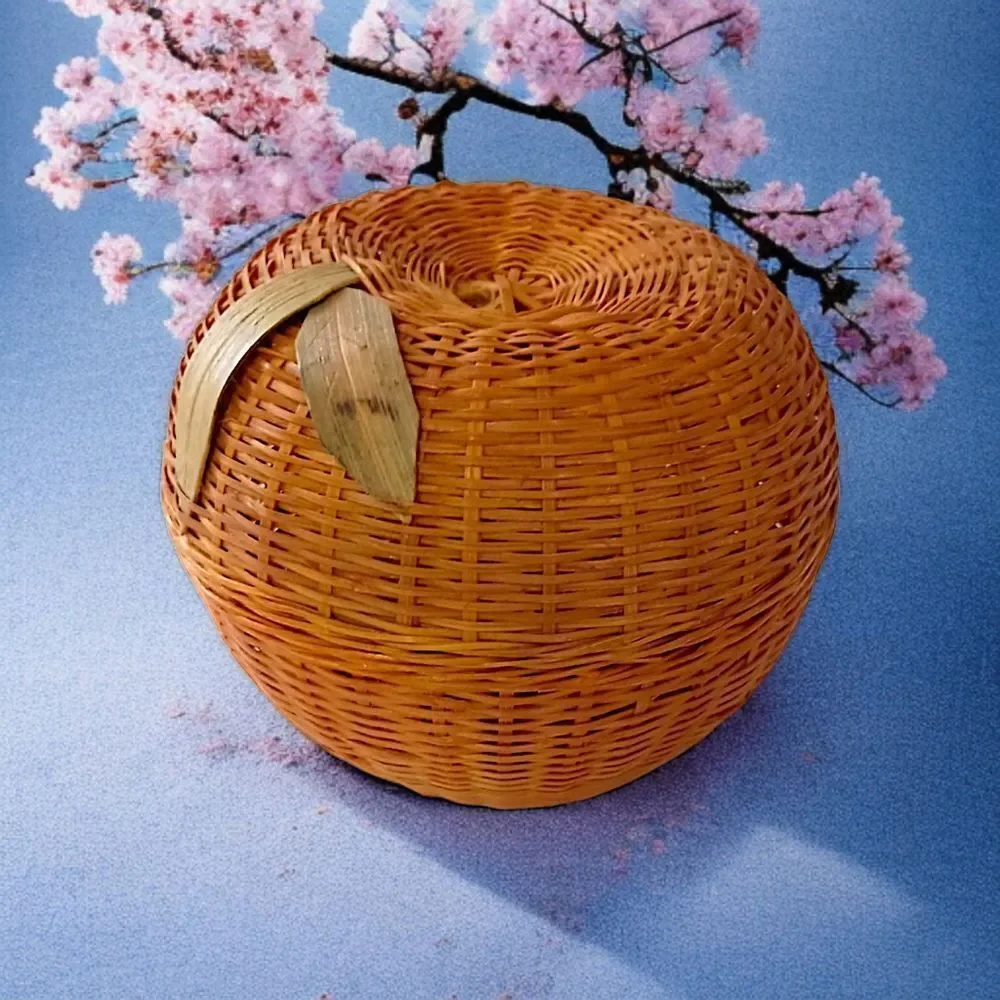 Vintage wicker apple