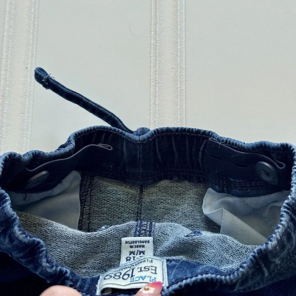 4/$10 - Children's Place Baby Boys Jeans with Adjustable Waistband | 12-18 Month