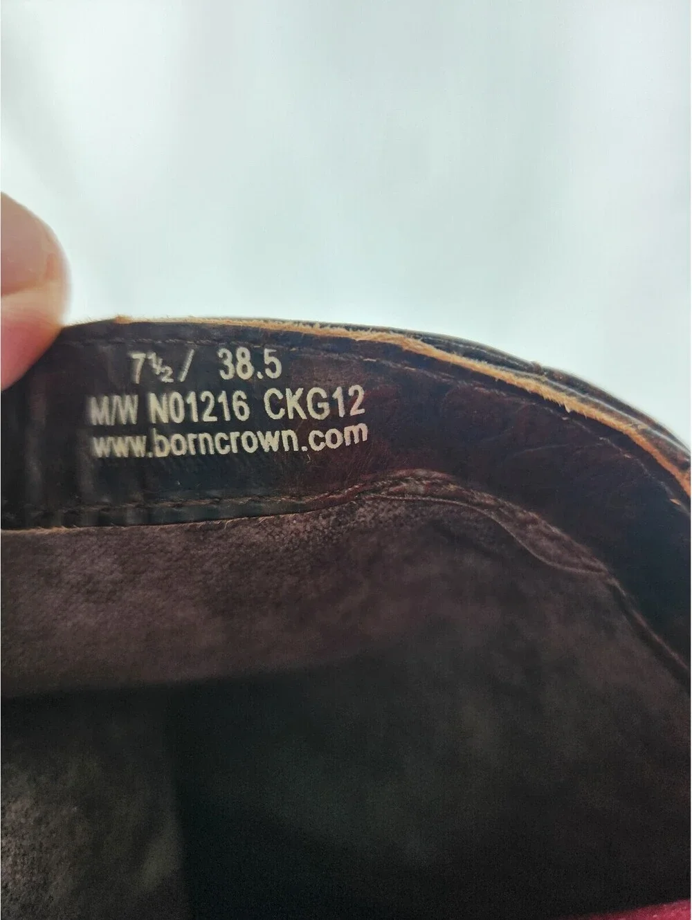 N/A heel leather