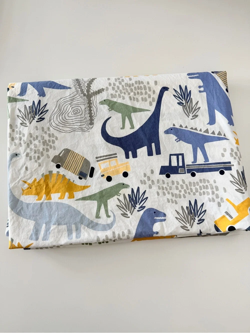 Pottery Barn Kids Dinosaur Print Flat Sheet - Twin