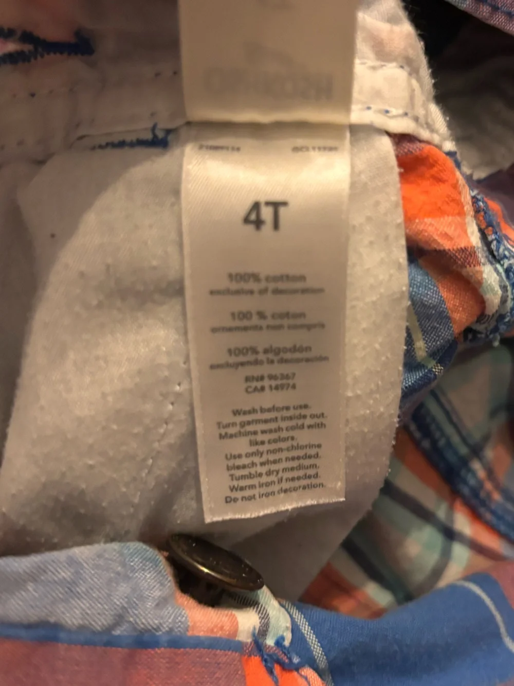OshKosh Bgosh cute plaid