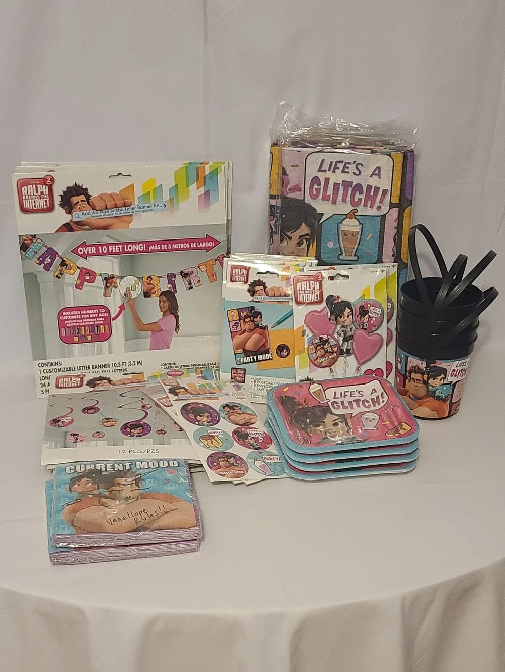 Disney Ralph Brakes The Internet Party Supplies Lot Of 34 Pieces