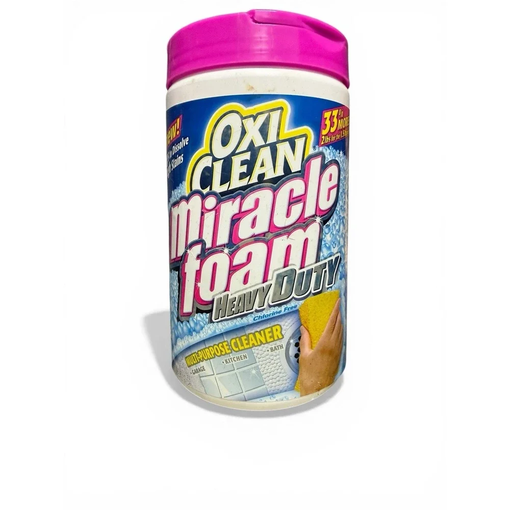 Oxi Clean Miracle Foam Power Cleaner Chlorine Free‎ Stain Dissolving - Discont'd