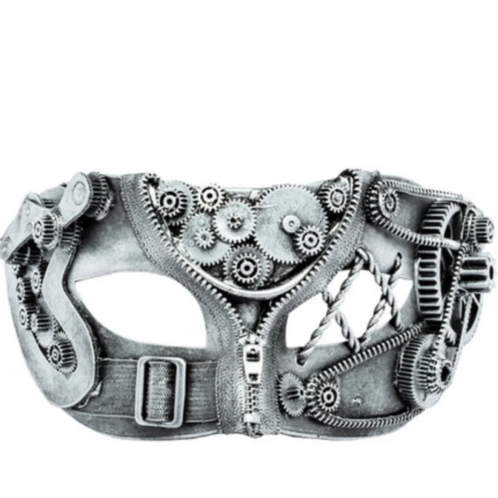 NWT Masqarae Industrial Steampunk Eye Mask Halloween Masquerade Carnivale‎