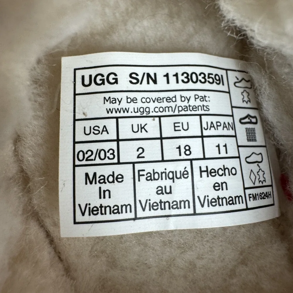 UGG size baby